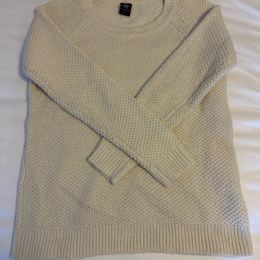 GAP Maternity Cream Knit Sweater